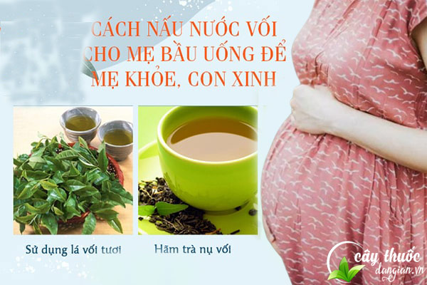 Cách nấu nước vối cho mẹ bầu uống mẹ khỏe con xinh