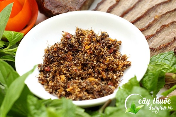 gia vị chấm hạt dổi