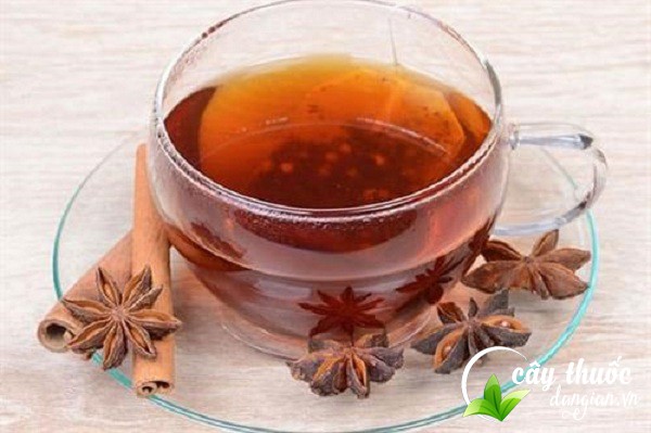 Nước sắc từ hoa hồi uống trị đái dầm, tiểu nhiều