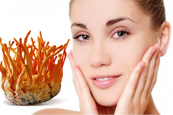 Đông trùng hạ thảo có tác dụng tốt trong việc dưỡng nhan, chăm sóc sắc đẹp cho phụ nữ.