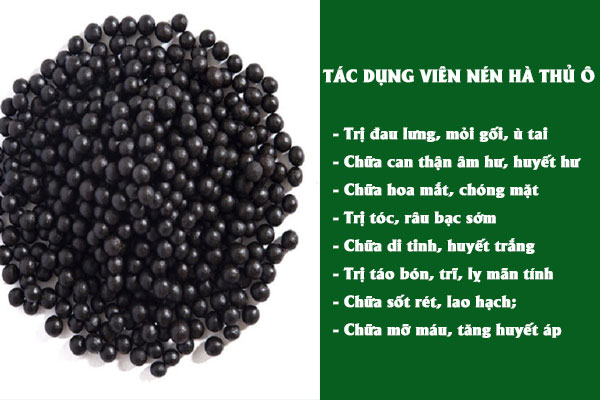 Những công dụng tuyệt vời của viên nén hà thủ ô đối với sức khỏe